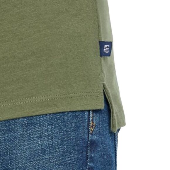 Gap Men's Long Sleeve Henley - Four Leaf Clover - Size Small - Picture 4 of 9